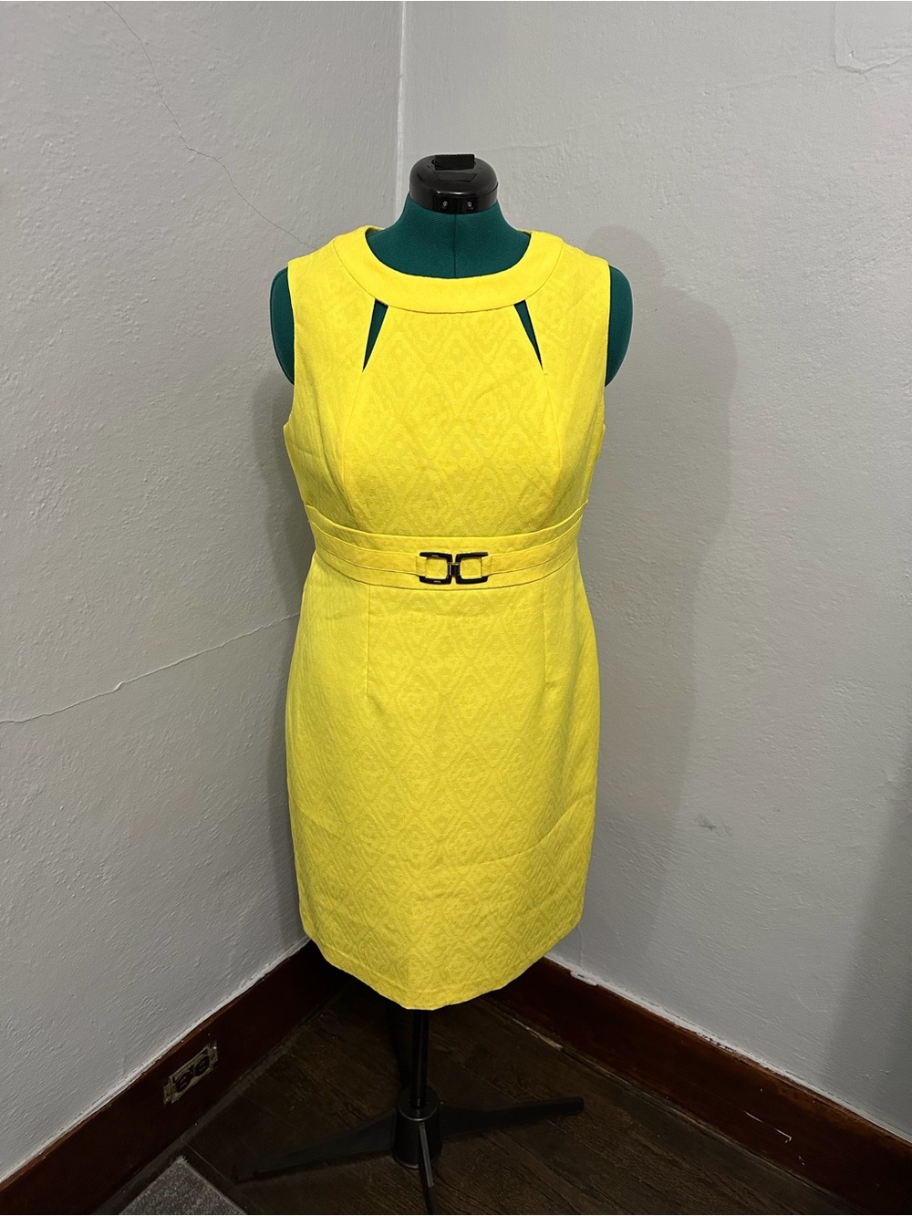 Chelsea Rose Bright Yellow Dress